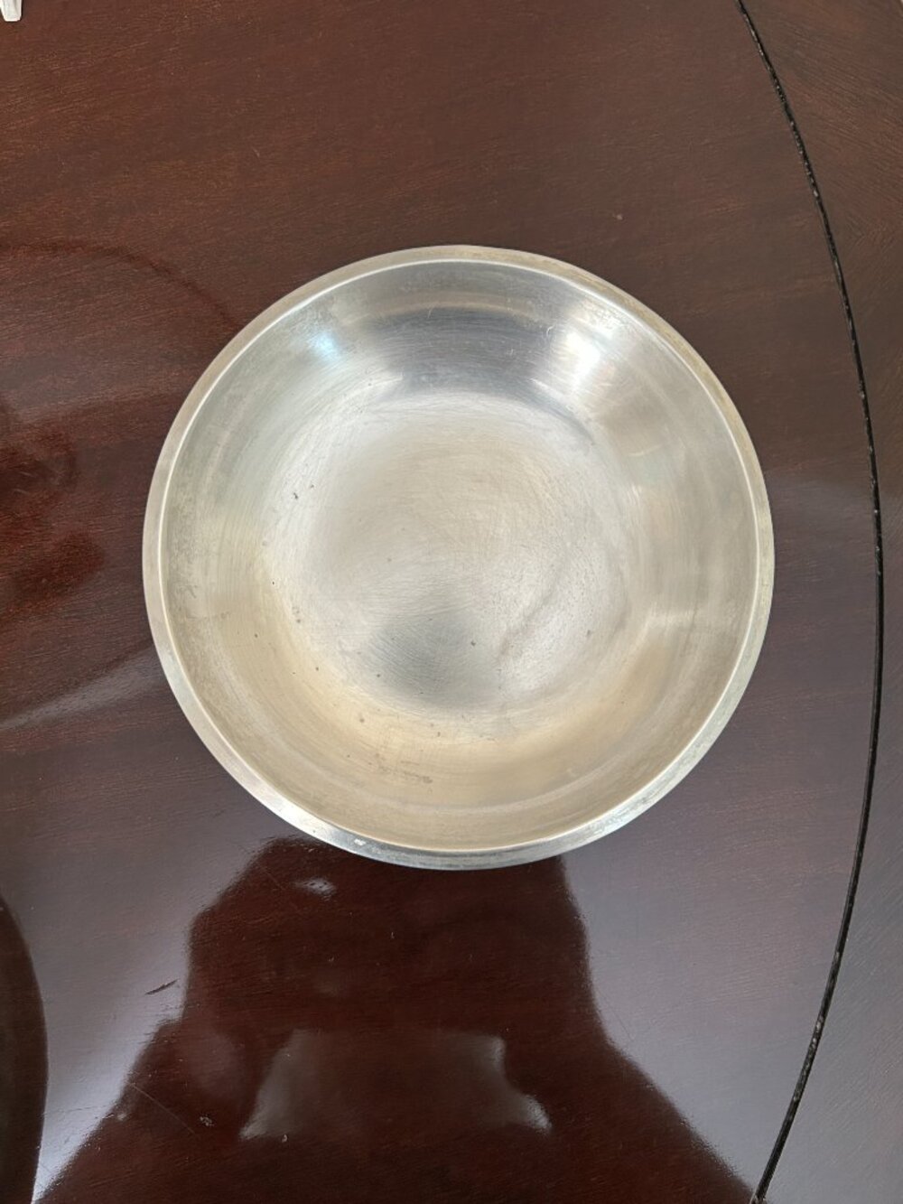 Tiffany & Co Vintage Sterling Silver low bowl #23514, 5.25"D - Picture 3 of 8